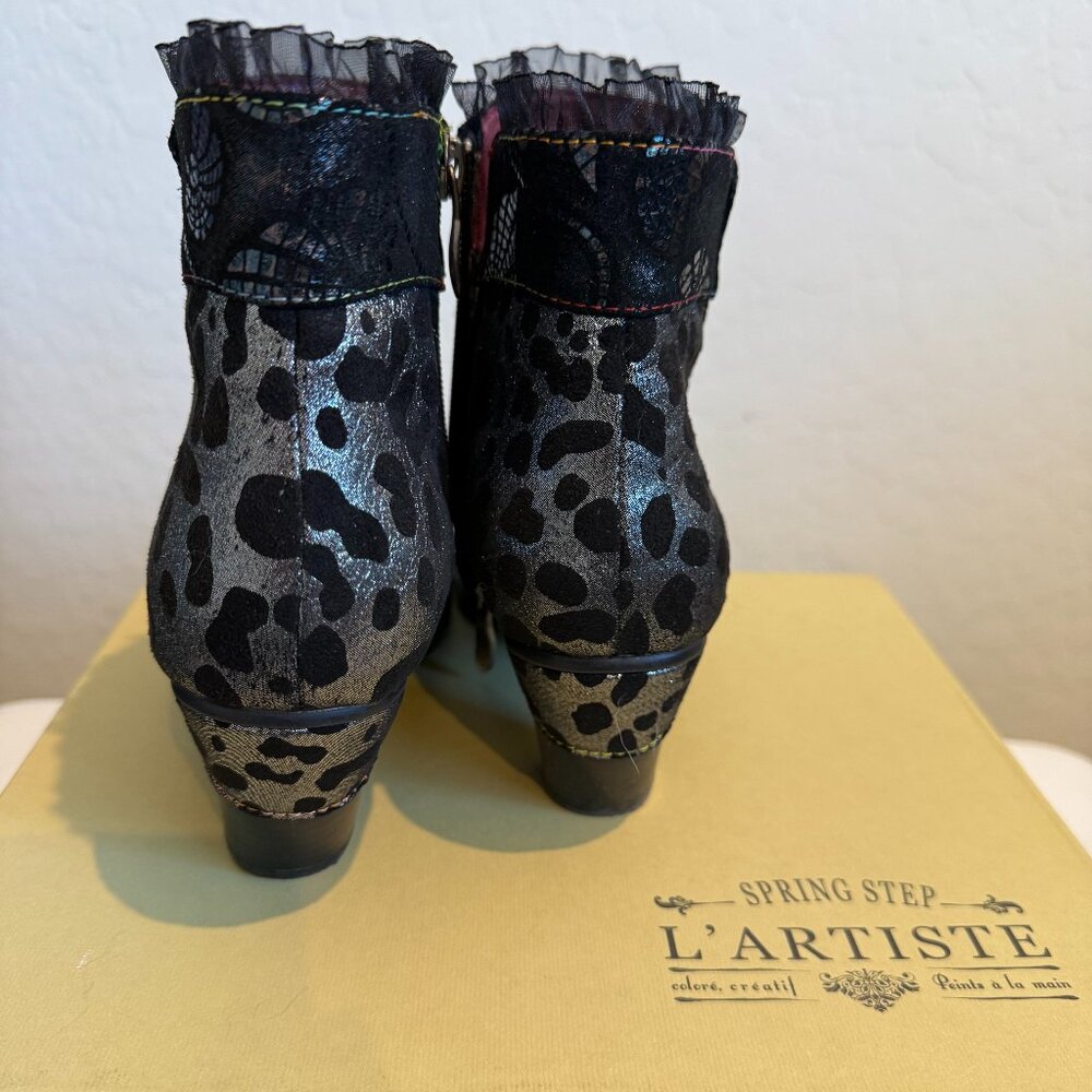 Women's L"ARTISTE Ankle Boots Size 37 (US 6.5) stunning - Picture 4 of 13